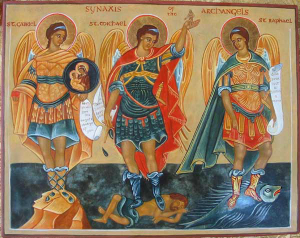 The three Archangels mentioned in the Bible are Michael, Gabriel and Raphael. The three Archangels mentioned in the Bible are Michael, Gabriel and Raphael.