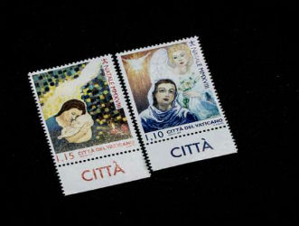 New Vatican Christmas Stamps New Vatican Christmas Stamps